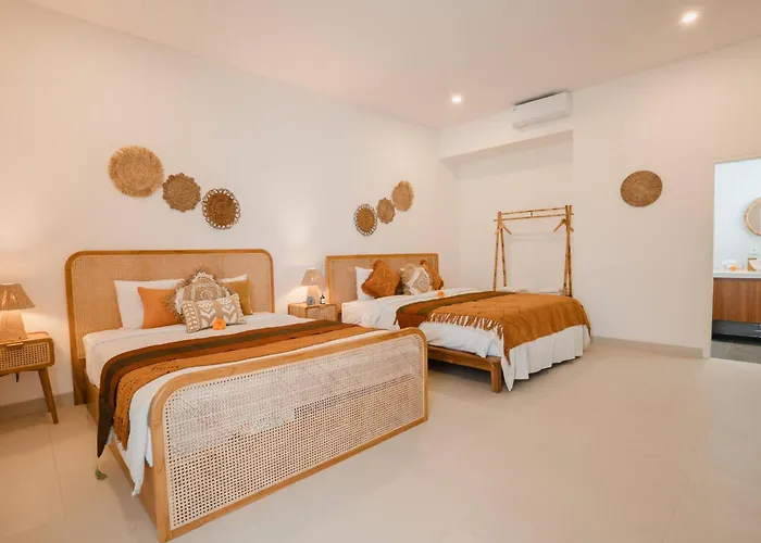 9 Mins To Canggu Beach, 4 Bed Pool *